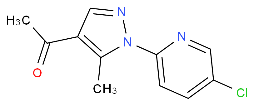 1-[1-(5-Chloro-2-pyridinyl)-5-methyl-1H-pyrazol-4-yl]-1-ethanone_Molecular_structure_CAS_210992-31-7)