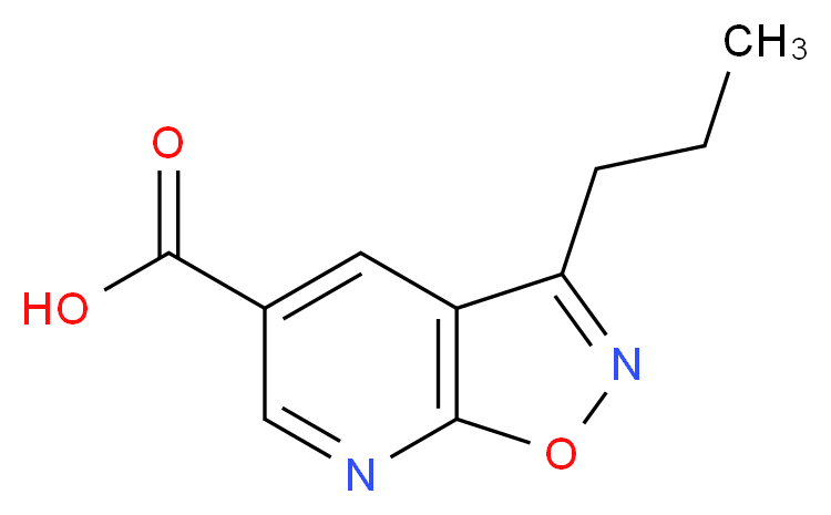 3-propylpyrido[3,2-d][1,2]oxazole-5-carboxylic acid_Molecular_structure_CAS_)