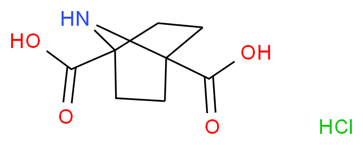 7-azabicyclo[2.2.1]heptane-1,4-dicarboxylic acid hydrochloride_Molecular_structure_CAS_)