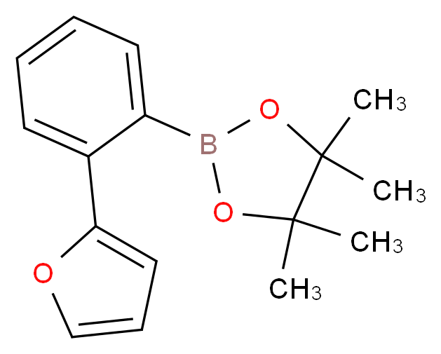 2-[2-(2-furyl)phenyl]-4,4,5,5-tetramethyl-1,3,2-dioxaborolane_Molecular_structure_CAS_876316-28-8)