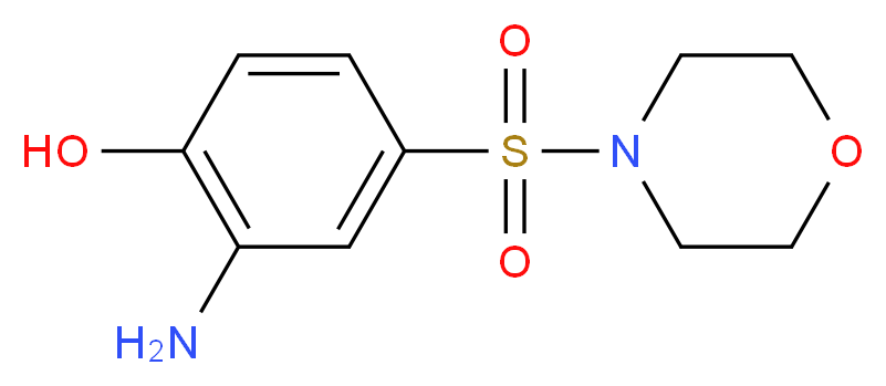 2-Amino-4-(morpholine-4-sulfonyl)-phenol_Molecular_structure_CAS_)