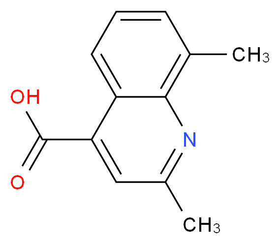 2,8-Dimethyl-quinoline-4-carboxylic acid_Molecular_structure_CAS_)