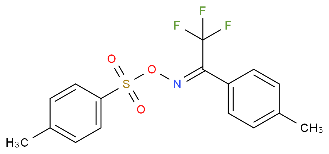 2,2,2-Trifluoro-1-(4-methylphenyl)ethanone O-Tosyl Oxime_Molecular_structure_CAS_87736-79-6)