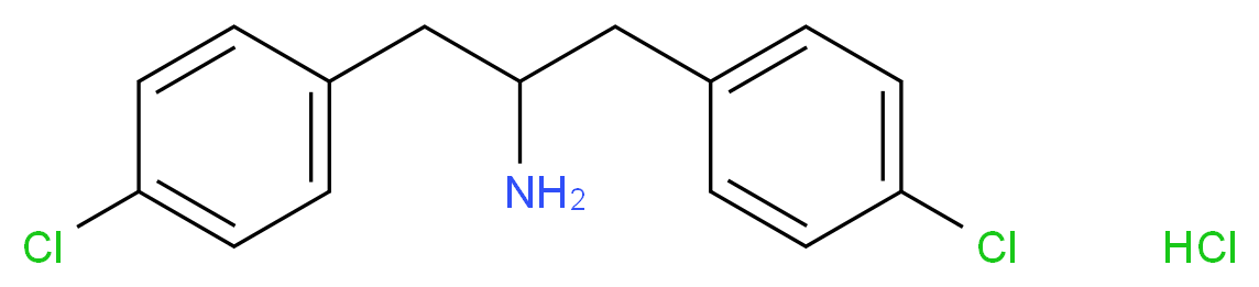 1,3-bis(4-chlorophenyl)propan-2-amine hydrochloride_Molecular_structure_CAS_)