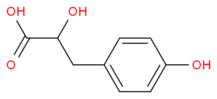 DL-p-Hydroxyphenyllactic acid_Molecular_structure_CAS_6482-98-0)