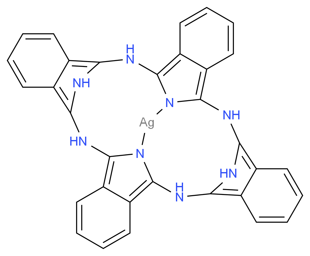 Silver phthalocyanine_Molecular_structure_CAS_54388-56-6)