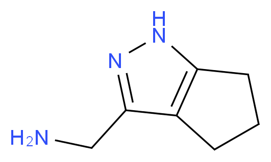 (1,4,5,6-tetrahydrocyclopenta[c]pyrazol-3-ylmethyl)amine_Molecular_structure_CAS_1185295-94-6)