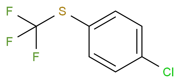 1-chloro-4-[(trifluoromethyl)sulfanyl]benzene_Molecular_structure_CAS_)