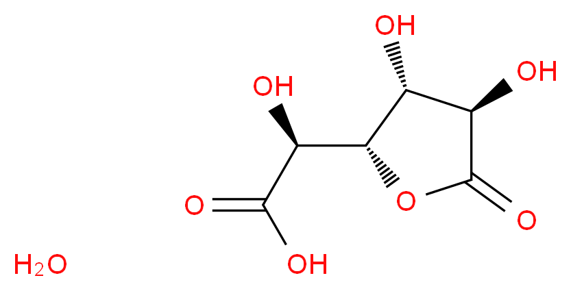 D-Glucaro-1,4-lactone Monohydrate_Molecular_structure_CAS_61278-30-6)