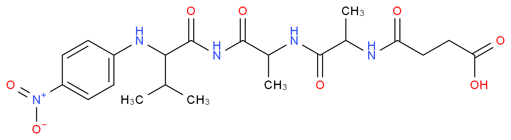N-SUCCINYL-ALA-ALA-VAL p-NITROANILIDE_Molecular_structure_CAS_61043-47-8)