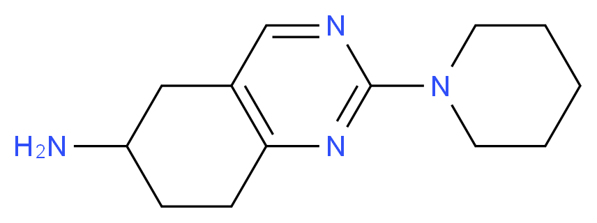 2-piperidin-1-yl-5,6,7,8-tetrahydroquinazolin-6-amine_Molecular_structure_CAS_)