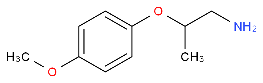 1-[(1-aminopropan-2-yl)oxy]-4-methoxybenzene_Molecular_structure_CAS_)