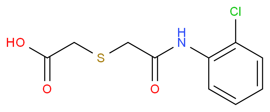 2-{[2-(2-chloroanilino)-2-oxoethyl]sulfanyl}acetic acid_Molecular_structure_CAS_338421-17-3)