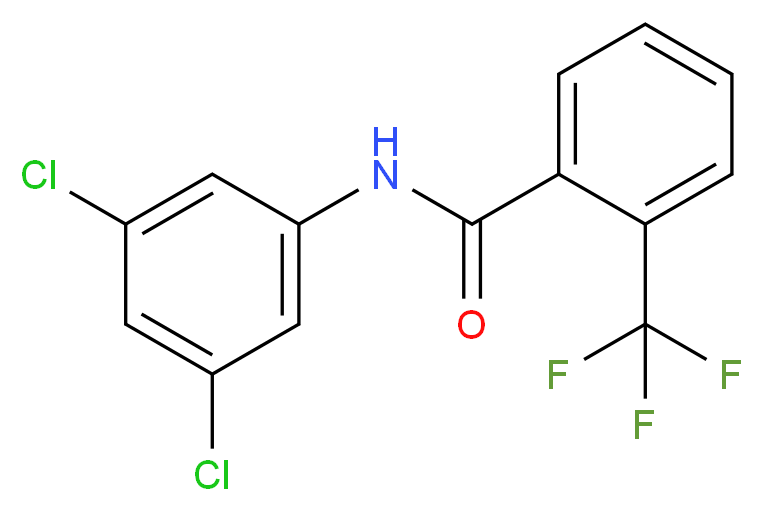 N-(3,5-Dichlorophenyl)-2-(trifluoromethyl)benzamide_Molecular_structure_CAS_)