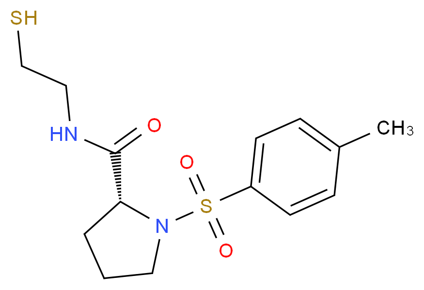 N-[Tosyl-D-Prolinyl]Amino-Ethanethiol_Molecular_structure_CAS_)