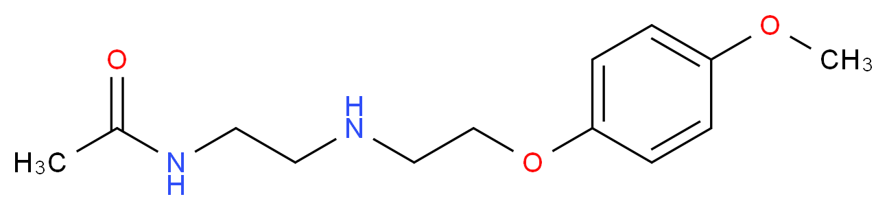 N-(2-{[2-(4-methoxyphenoxy)ethyl]amino}ethyl)acetamide_Molecular_structure_CAS_)
