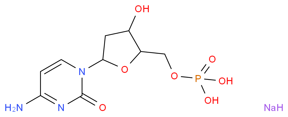 2′-Deoxycytidine 5′-monophosphate sodium salt_Molecular_structure_CAS_13085-50-2)
