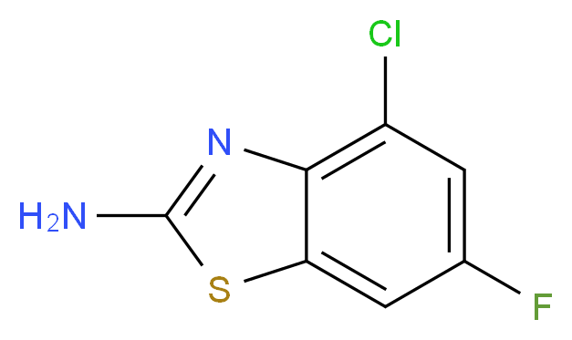 4-chloro-6-fluoro-1,3-benzothiazol-2-amine_Molecular_structure_CAS_210834-98-3)