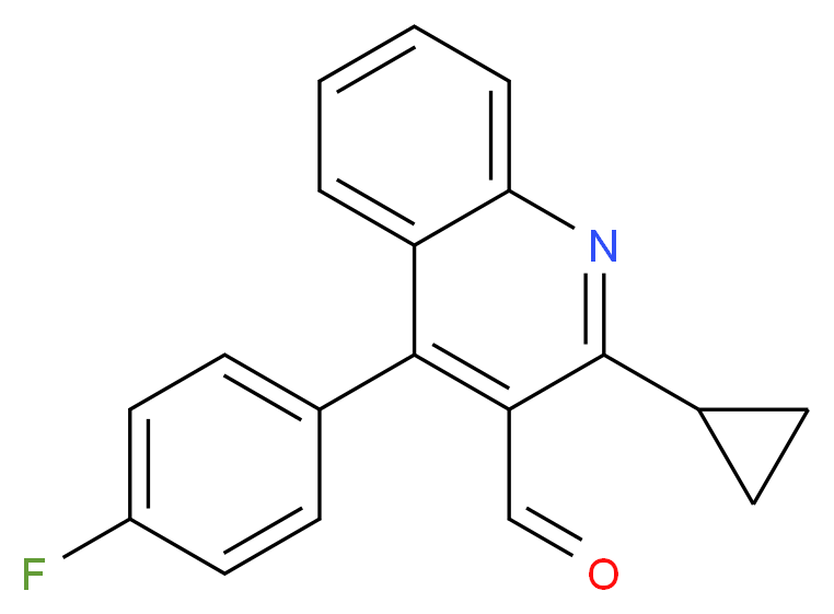 2-Cyclopropyl-4-(4-fluorophenyl)quinoline-3-carbaldehyde_Molecular_structure_CAS_121660-37-5)