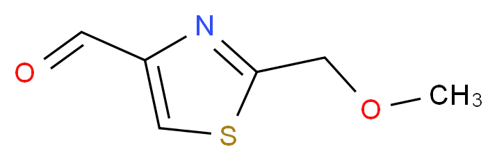 2-(methoxymethyl)-1,3-thiazole-4-carbaldehyde_Molecular_structure_CAS_)