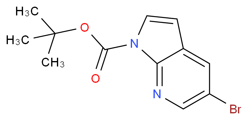 tert-Butyl 5-bromo-1H-pyrrolo[2,3-b]pyridine-1-carboxylate_Molecular_structure_CAS_928653-80-9)