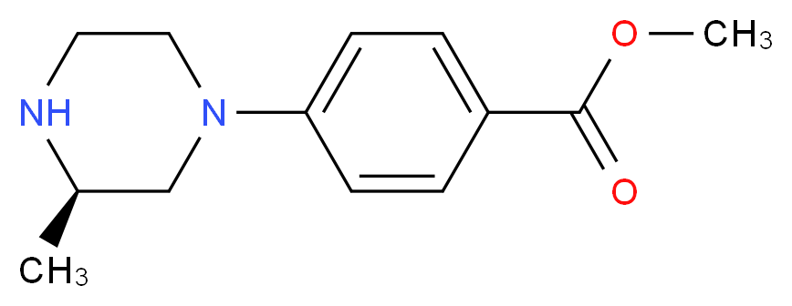 (R)-Methyl 4-(3-methylpiperazin-1-yl)benzoate_Molecular_structure_CAS_1201670-92-9)