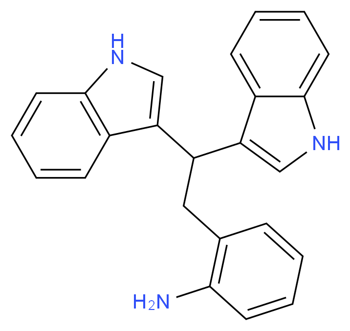 2-[2,2-Bis-(1H-indol-3-yl)-ethyl]-phenylamine_Molecular_structure_CAS_6941-73-7)