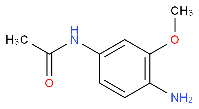 N-(4-amino-3-methoxyphenyl)acetamide_Molecular_structure_CAS_)