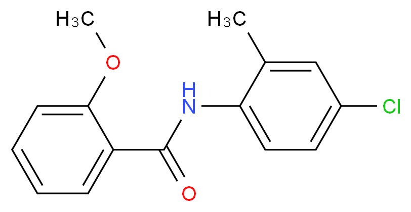 N-(4-Chloro-2-methylphenyl)-2-methoxybenzamide_Molecular_structure_CAS_449155-88-8)