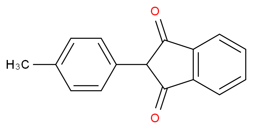 2-(4-methylphenyl)-1H-indene-1,3(2H)-dione_Molecular_structure_CAS_7561-48-0)