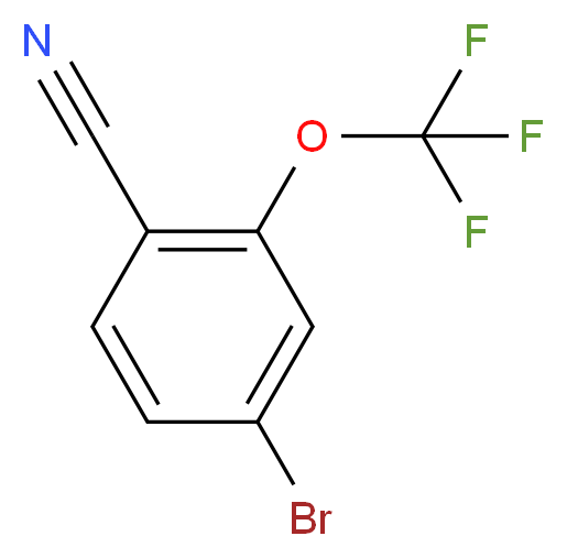 4-Bromo-2-(trifluoromethoxy)benzonitrile 99%_Molecular_structure_CAS_)