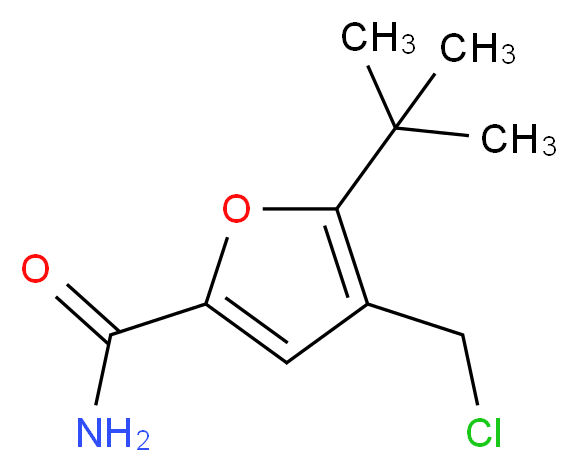 5-tert-butyl-4-(chloromethyl)-2-furamide_Molecular_structure_CAS_634171-67-8)