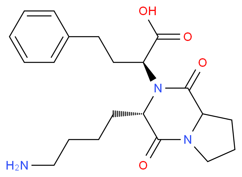 Lisinopril (8R,S)-Diketopiperazine (Mixture of Diastereomers)_Molecular_structure_CAS_1092813-99-4)