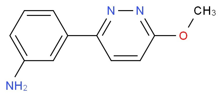 [3-(6-methoxypyridazin-3-yl)phenyl]amine_Molecular_structure_CAS_)