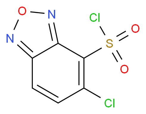5-chloro-2,1,3-benzoxadiazole-4-sulfonyl chloride_Molecular_structure_CAS_175203-78-8)
