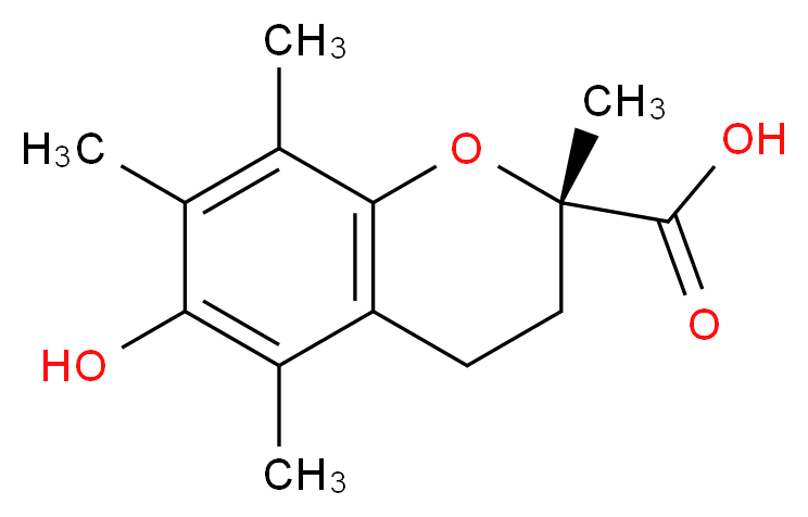 (S)-6-hydroxy-2,5,7,8-tetramethylchroman-2-carboxylic acid_Molecular_structure_CAS_)