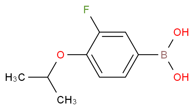 3-Fluoro-4-isopropoxyphenylboronic acid_Molecular_structure_CAS_480438-54-8)