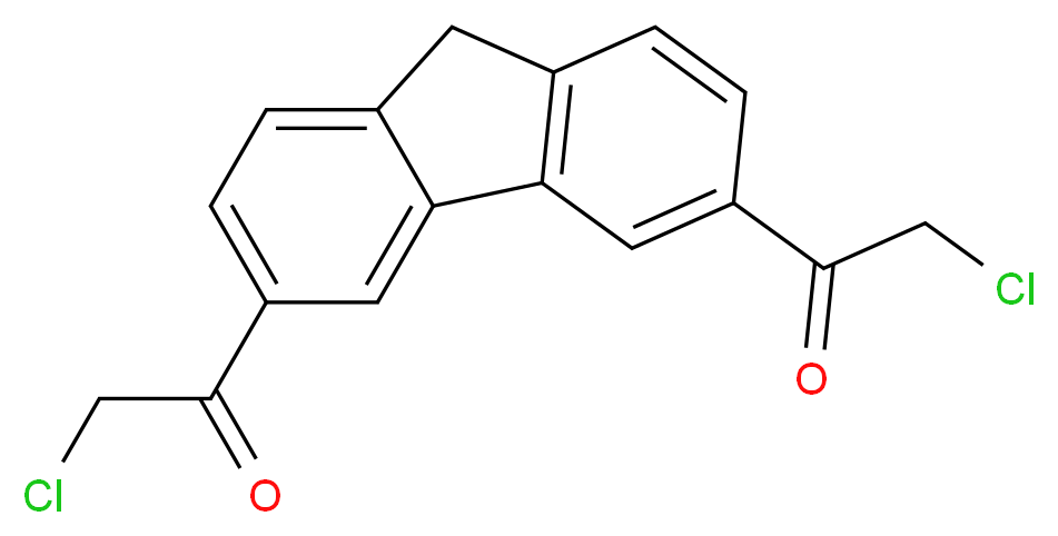 2-Chloro-1-[6-(2-chloro-acetyl)-9H-fluoren-3-yl]-ethanone_Molecular_structure_CAS_)