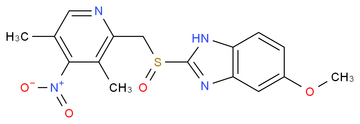 4-Desmethoxy-4-nitro Omeprazole _Molecular_structure_CAS_317807-10-6)