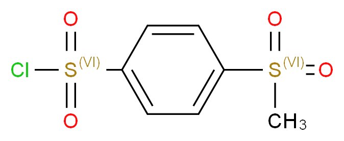 4-(methylsulfonyl)benzenesulfonyl chloride_Molecular_structure_CAS_82964-91-8)
