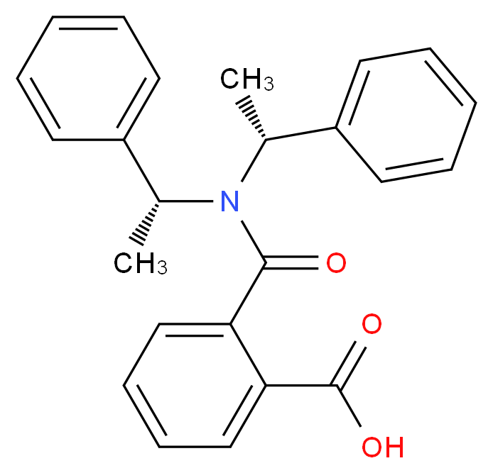 N,N-Bis[(R)-(+)-1-phenylethyl]phthalamic acid_Molecular_structure_CAS_312619-40-2)