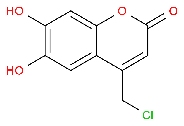 4-(Chloromethyl)-6,7-dihydroxy-2H-chromen-2-one_Molecular_structure_CAS_)