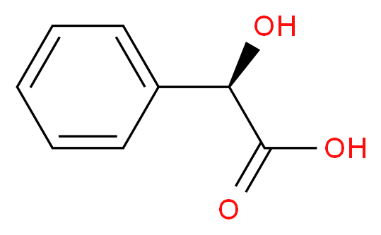 (2R)-2-hydroxy-2-phenylacetic acid_Molecular_structure_CAS_)