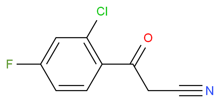 2-Chloro-4-fluorobenzoylacetonitrile_Molecular_structure_CAS_)