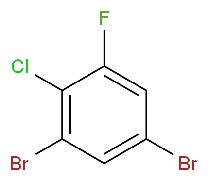 2-Chloro-3,5-dibromo-1-fluorobenzene_Molecular_structure_CAS_202925-04-0)