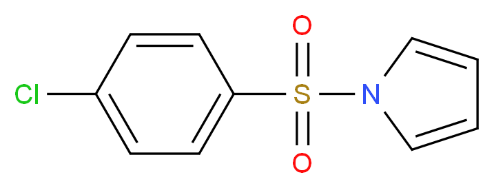 1-[(4-chlorophenyl)sulphonyl]-1H-pyrrole_Molecular_structure_CAS_16851-83-5)
