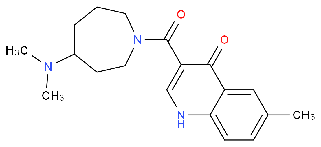 3-{[4-(dimethylamino)-1-azepanyl]carbonyl}-6-methyl-4(1H)-quinolinone_Molecular_structure_CAS_)