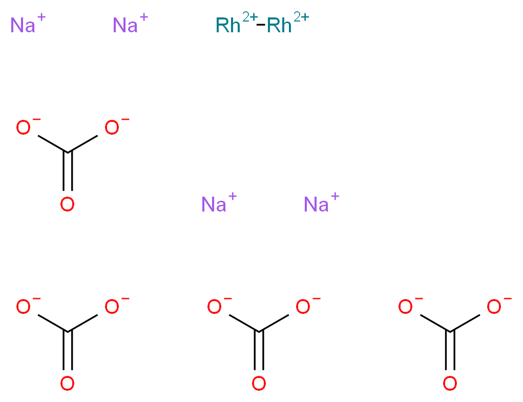 Tetrasodium tetrakis(μ-carbonato)dirhodate hydrate_Molecular_structure_CAS_)