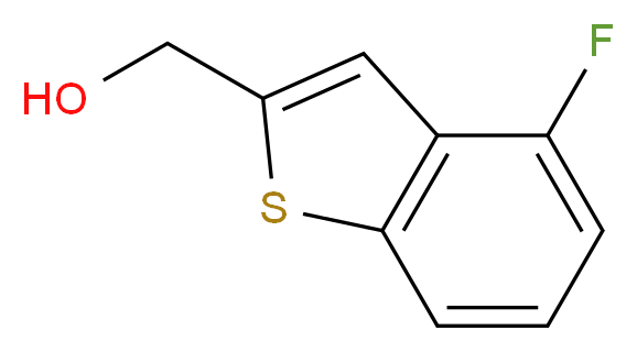 (4-Fluoro-1-benzothiophen-2-yl)methanol_Molecular_structure_CAS_)