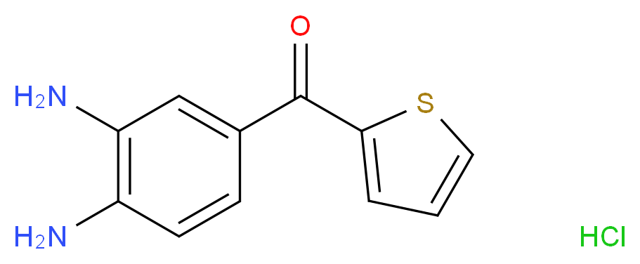 (3,4-Diaminophenyl)-(2-thienyl)methanone Monohydrochloride_Molecular_structure_CAS_61167-19-9)